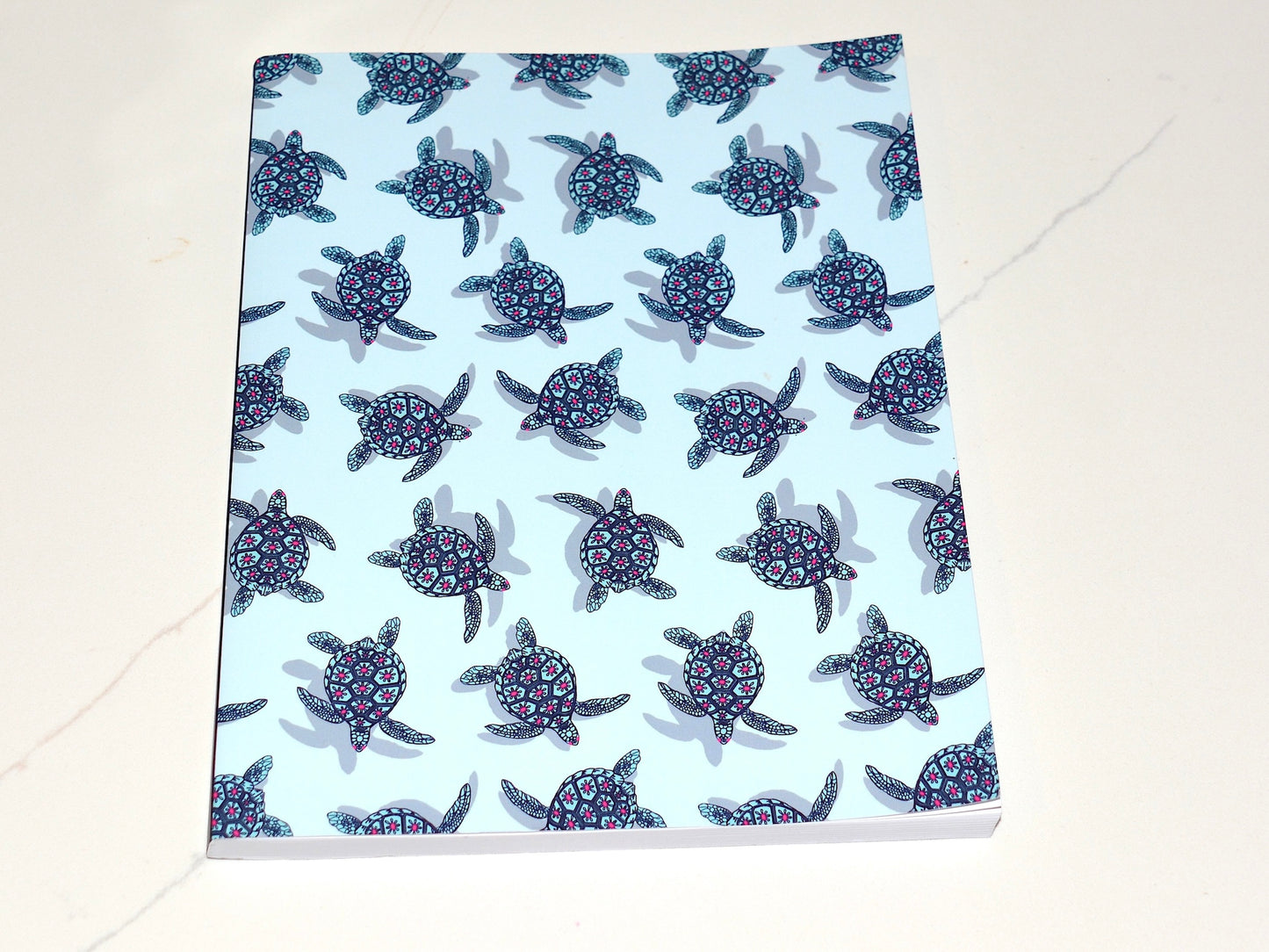 Undated Planner Softcover with Monthly and Weekly Layouts, Layflat Design