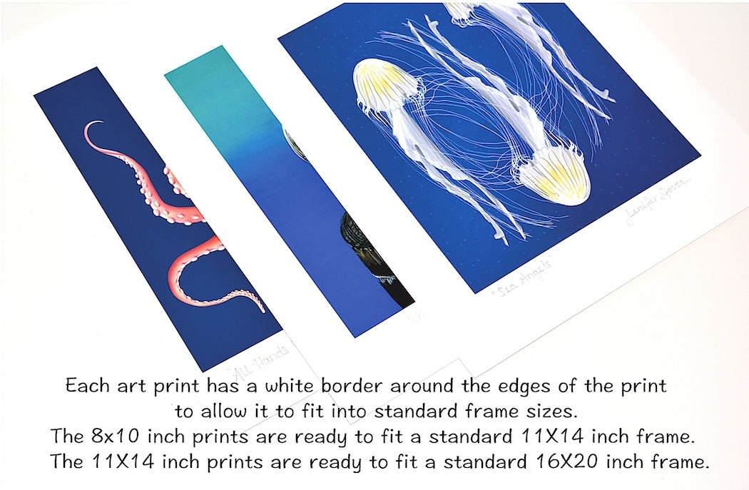 Shark Attack Art Print
