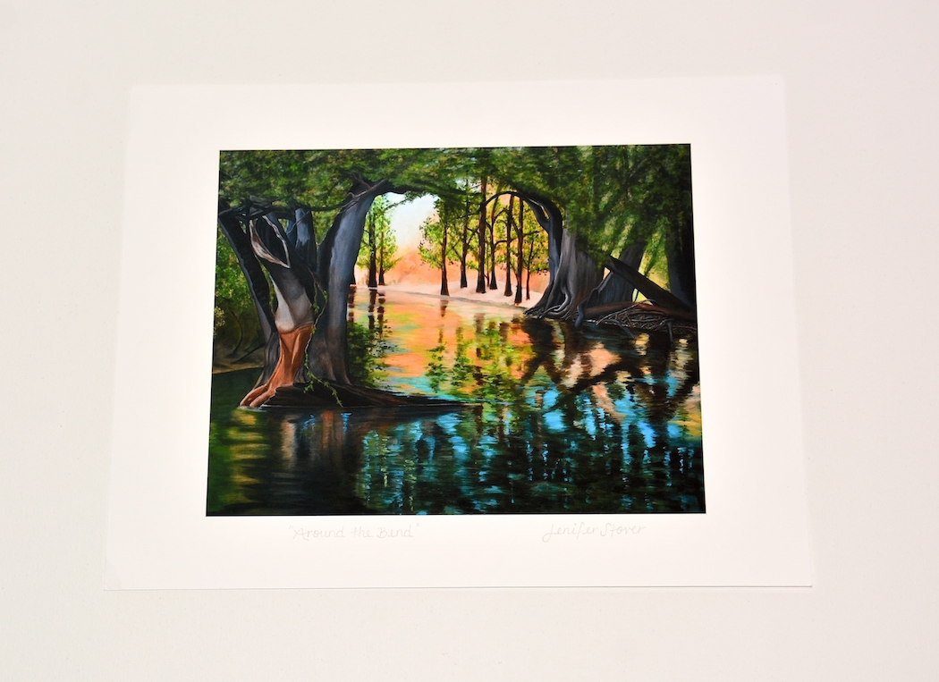 Around the Bend Art Print Unframed