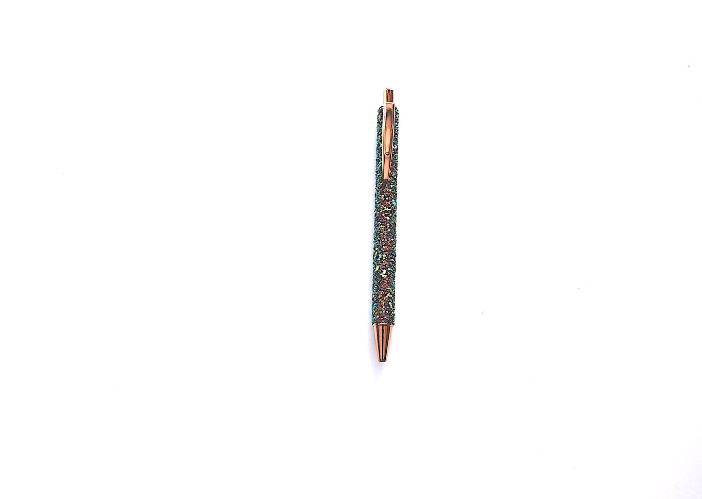 Dark Green Blue Glitter Pen