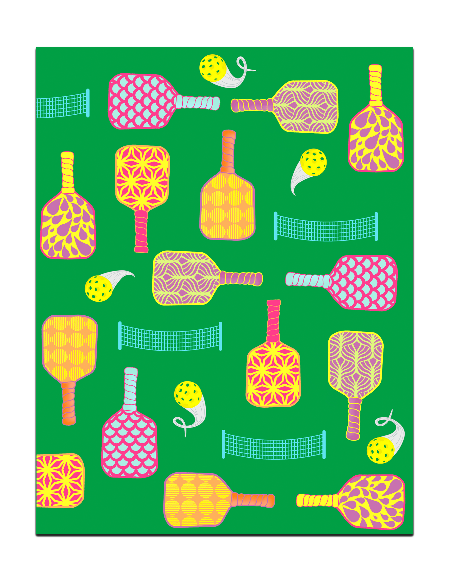 "Rally Your Thoughts" Pickleball Softcover Layflat Journal