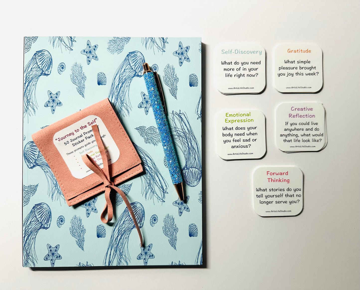 Journal Prompt Sticker Packs