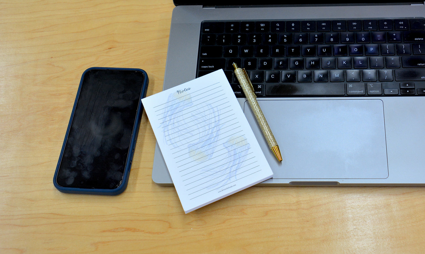 Jellyfish Lined Notepad