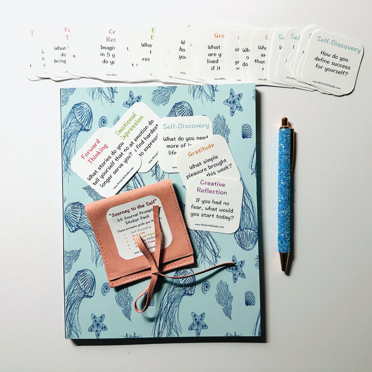 Journal Prompt Sticker Packs