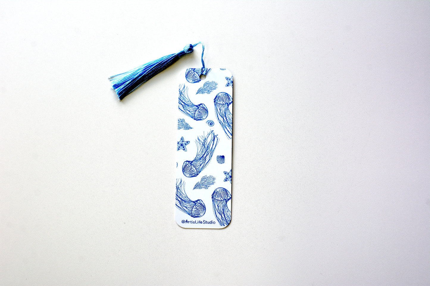 Sea Life Pattern Bookmark