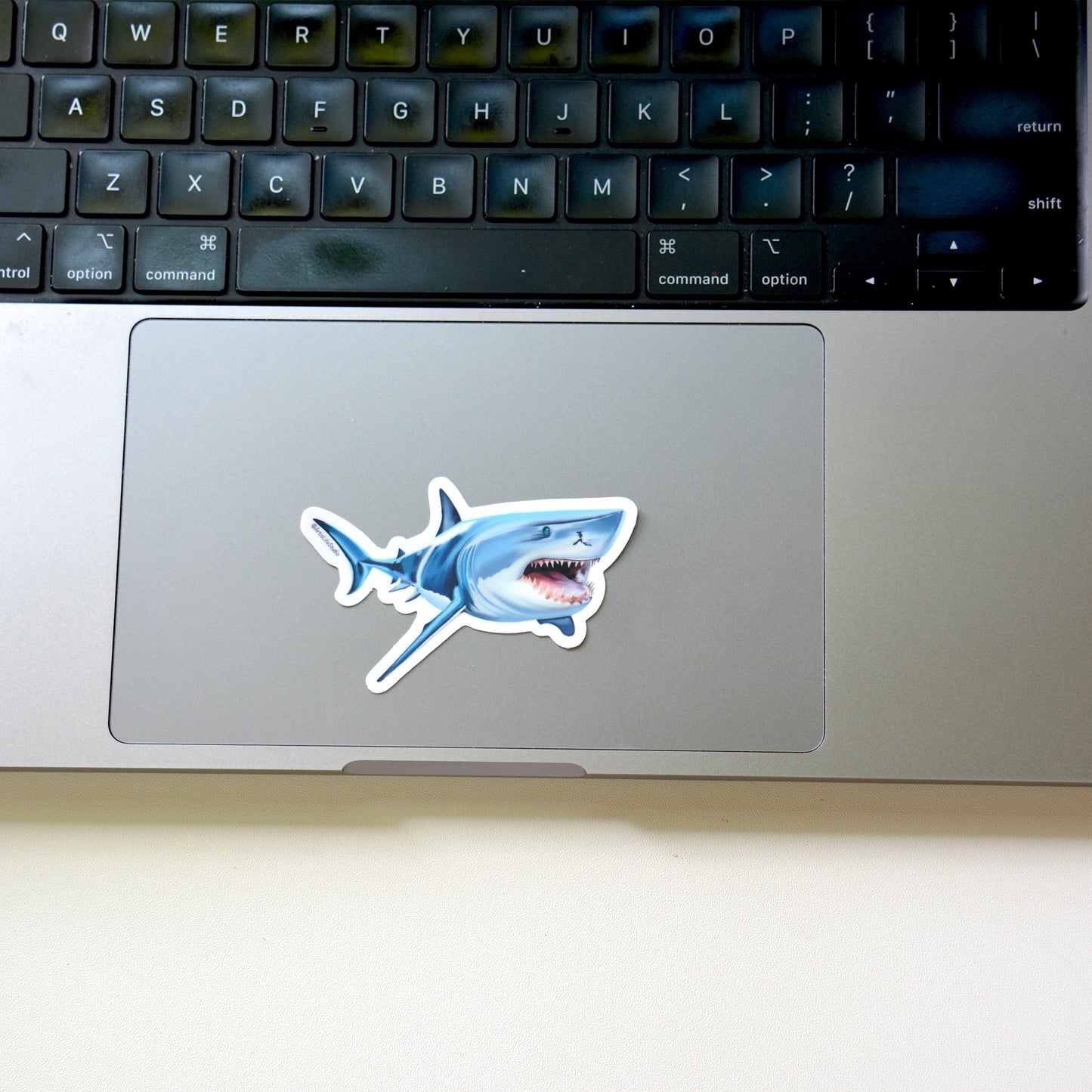 Shark Attack Sticker