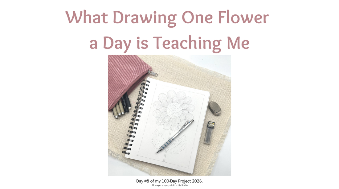 What Drawing One Flower a Day is Teaching Me