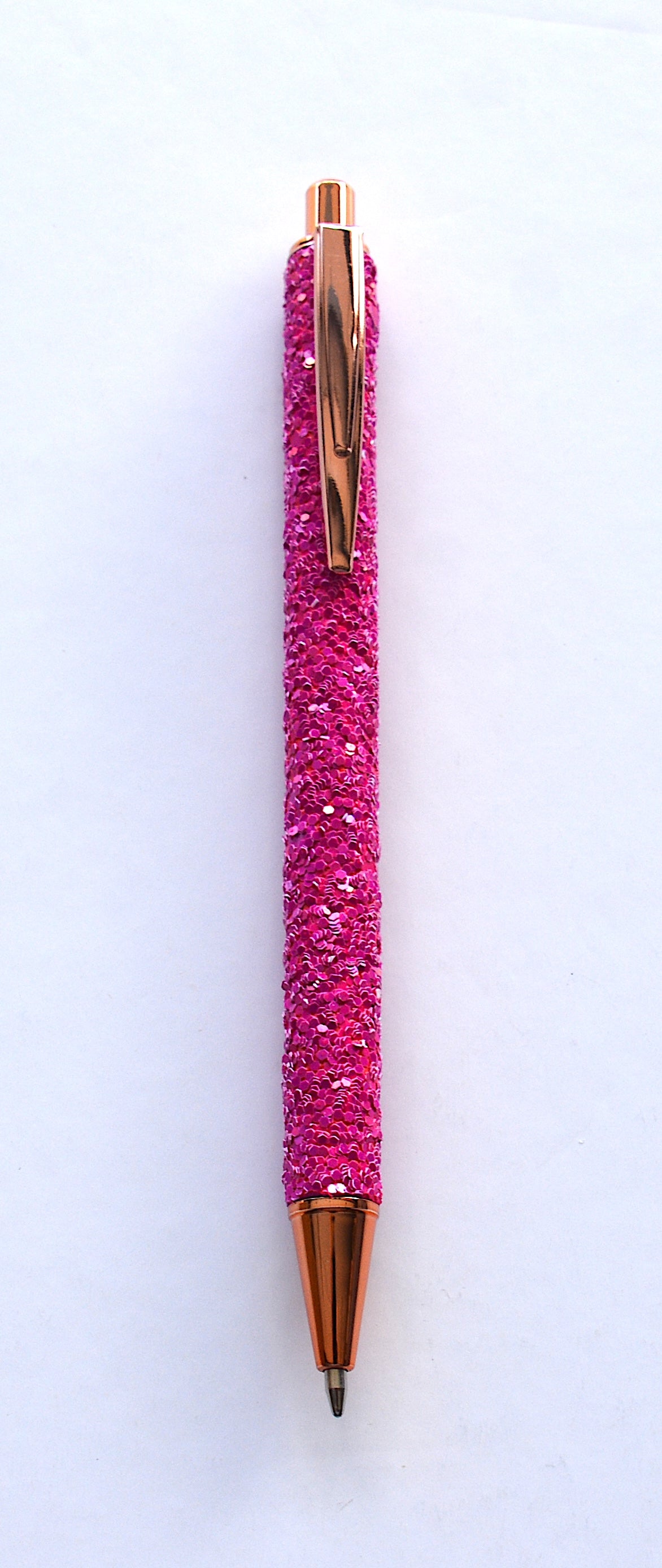 Glitter Ball Point Retractable Pen