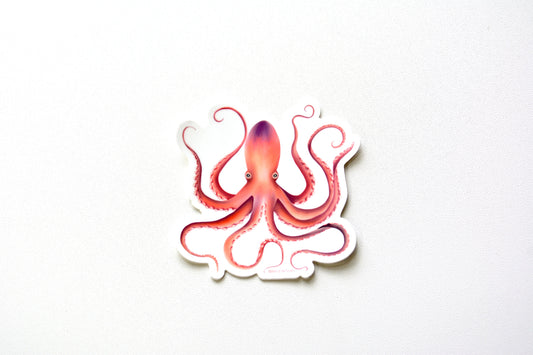Octopus Waterproof Vinyl Sticker