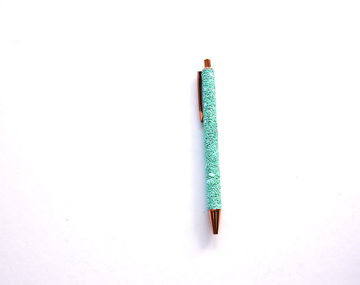 Aqua Glitter Pen, Sequined Sparkly Glitter Ball Point Retractable Refillable Pen