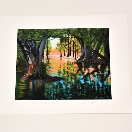 Around the Bend Art Print Unframed