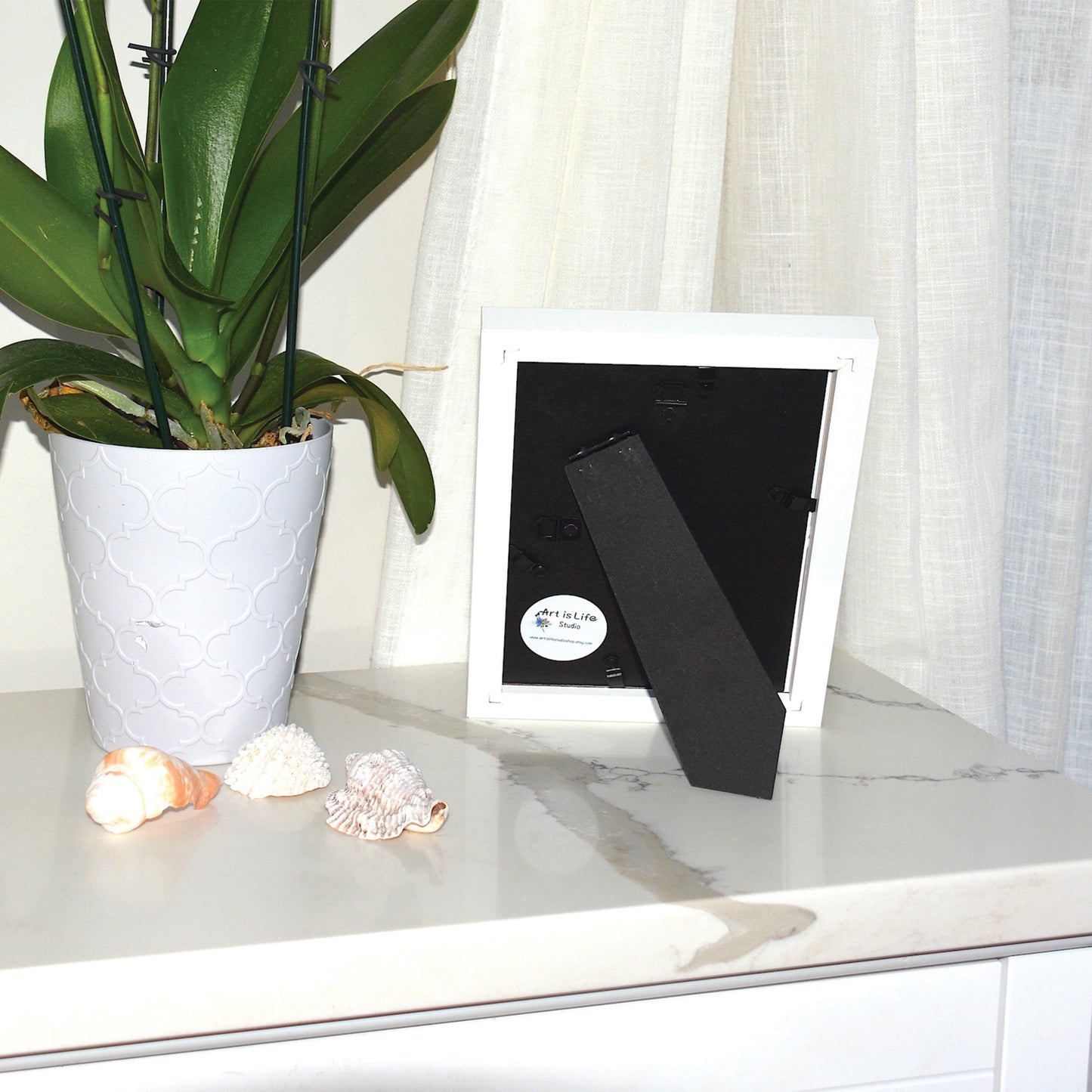 White Egret Framed Art Print