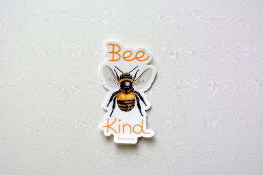 Bee Kind Waterproof Vinyl Sticker