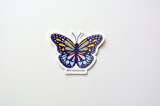 Butterfly Vinyl Waterproof Sticker
