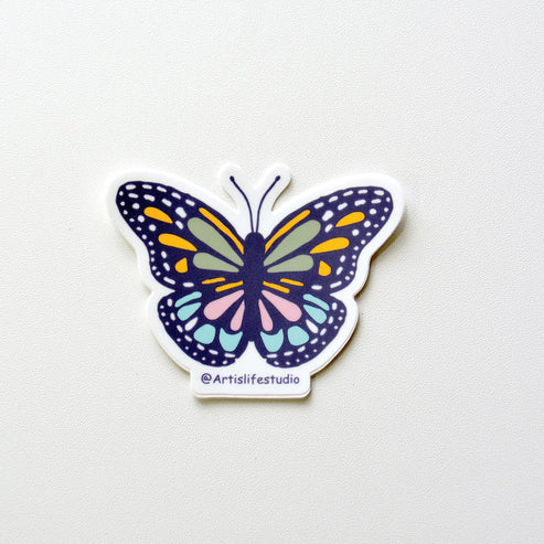Butterfly Sticker – Art is Life Studio