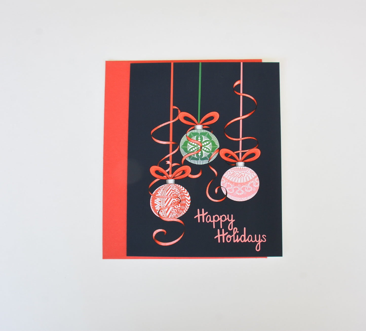 Hanging Ornaments Happy Holidays