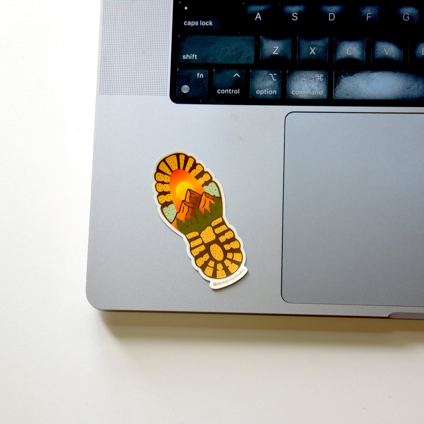 Hiking boot Mountain Tread Sticker