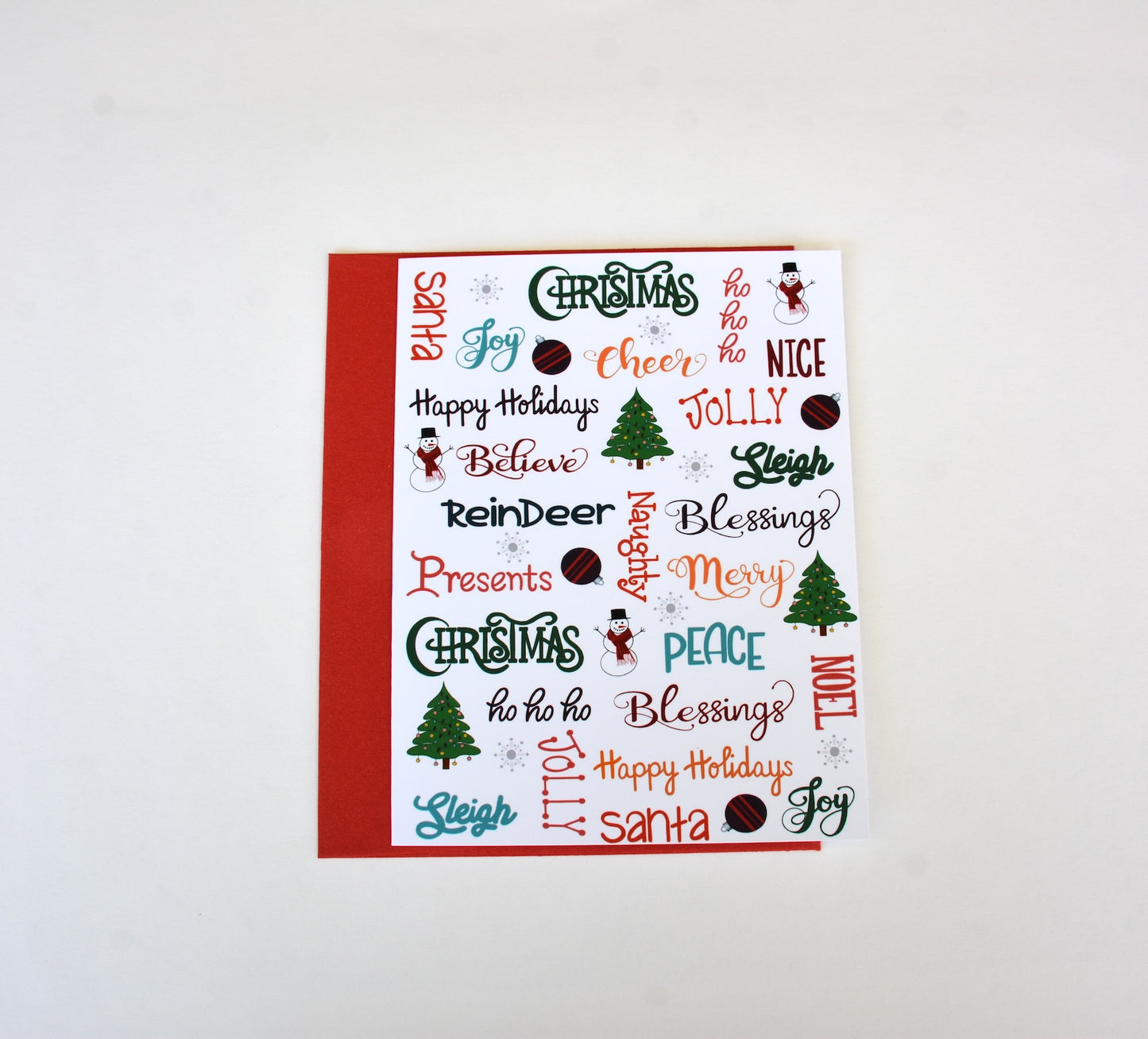 Holiday Word Collage