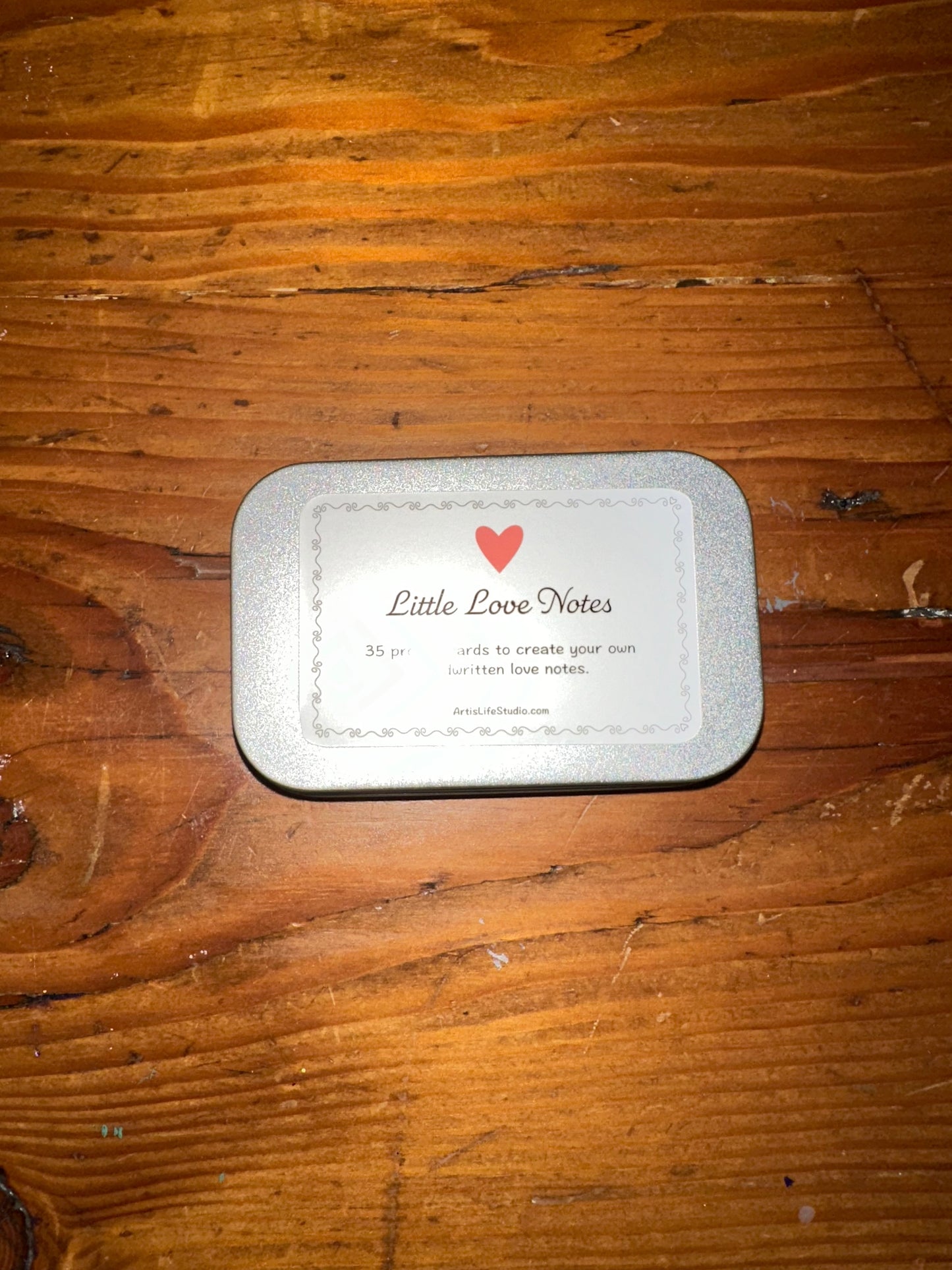 Little Love Note Fill-In Prompt Cards