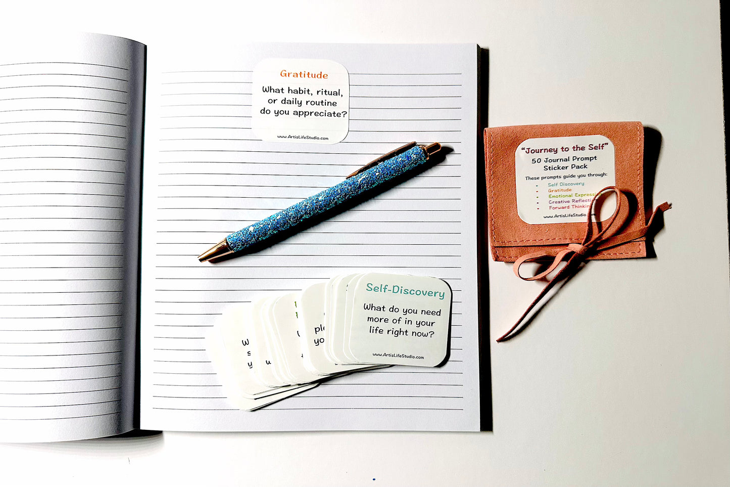 Journal Prompt Sticker Packs