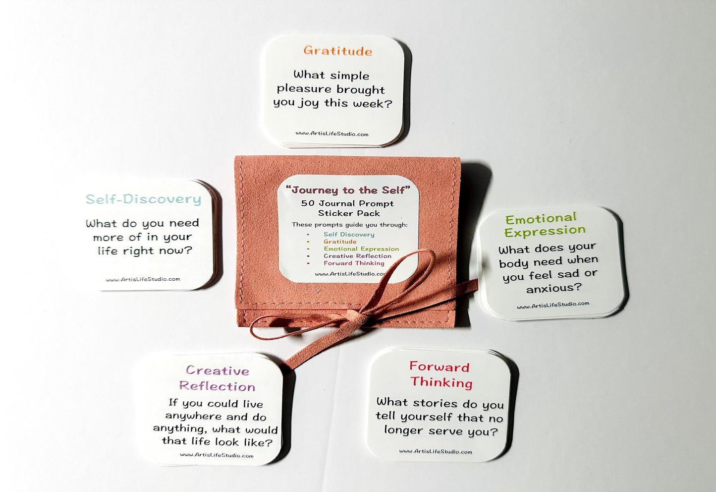 Journal Prompt Sticker Packs