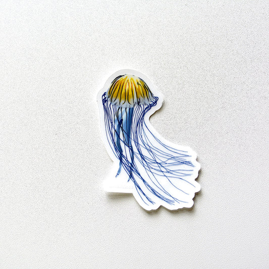 Jellyfish Clear Waterproof Vinyl Sticker