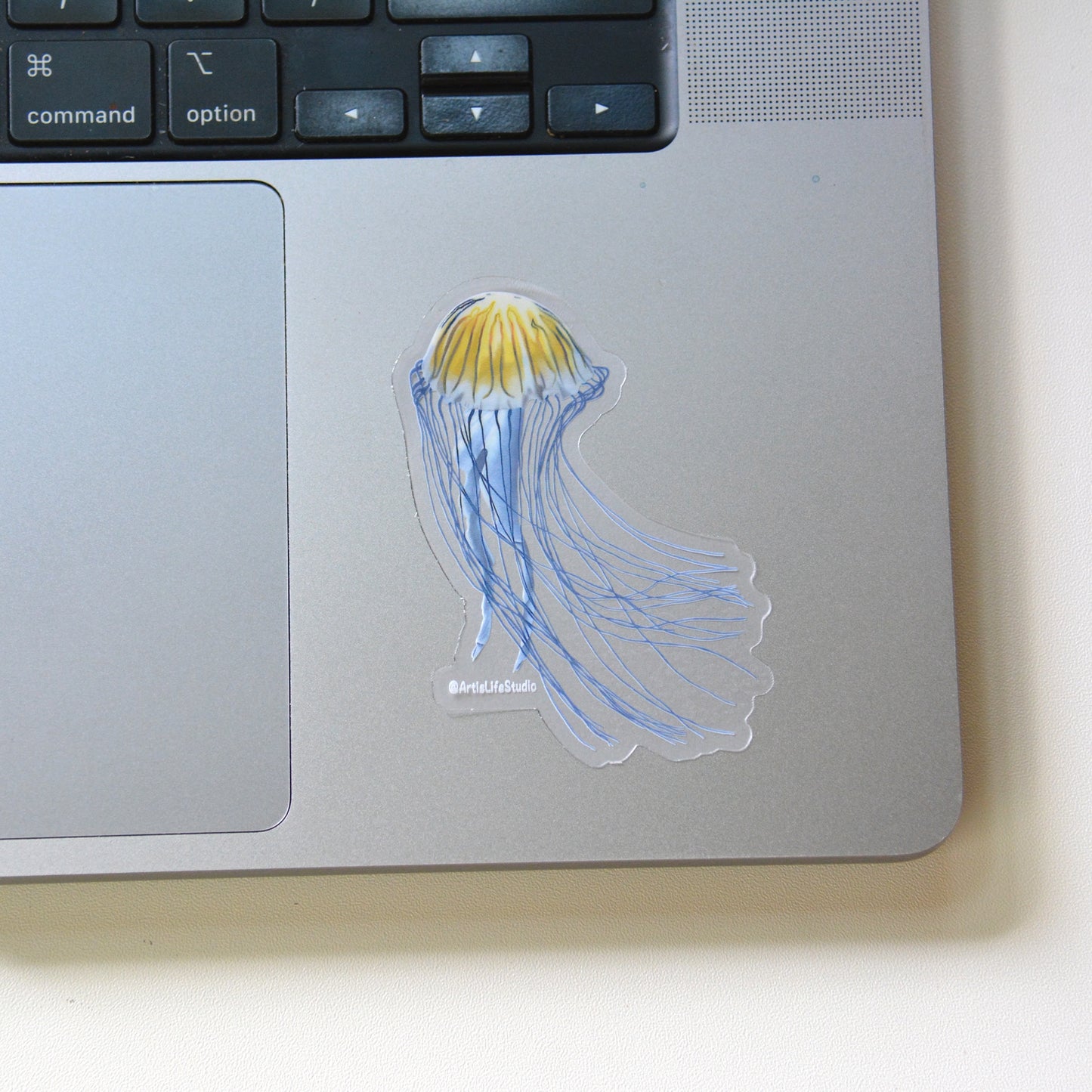 Jellyfish Clear Sticker