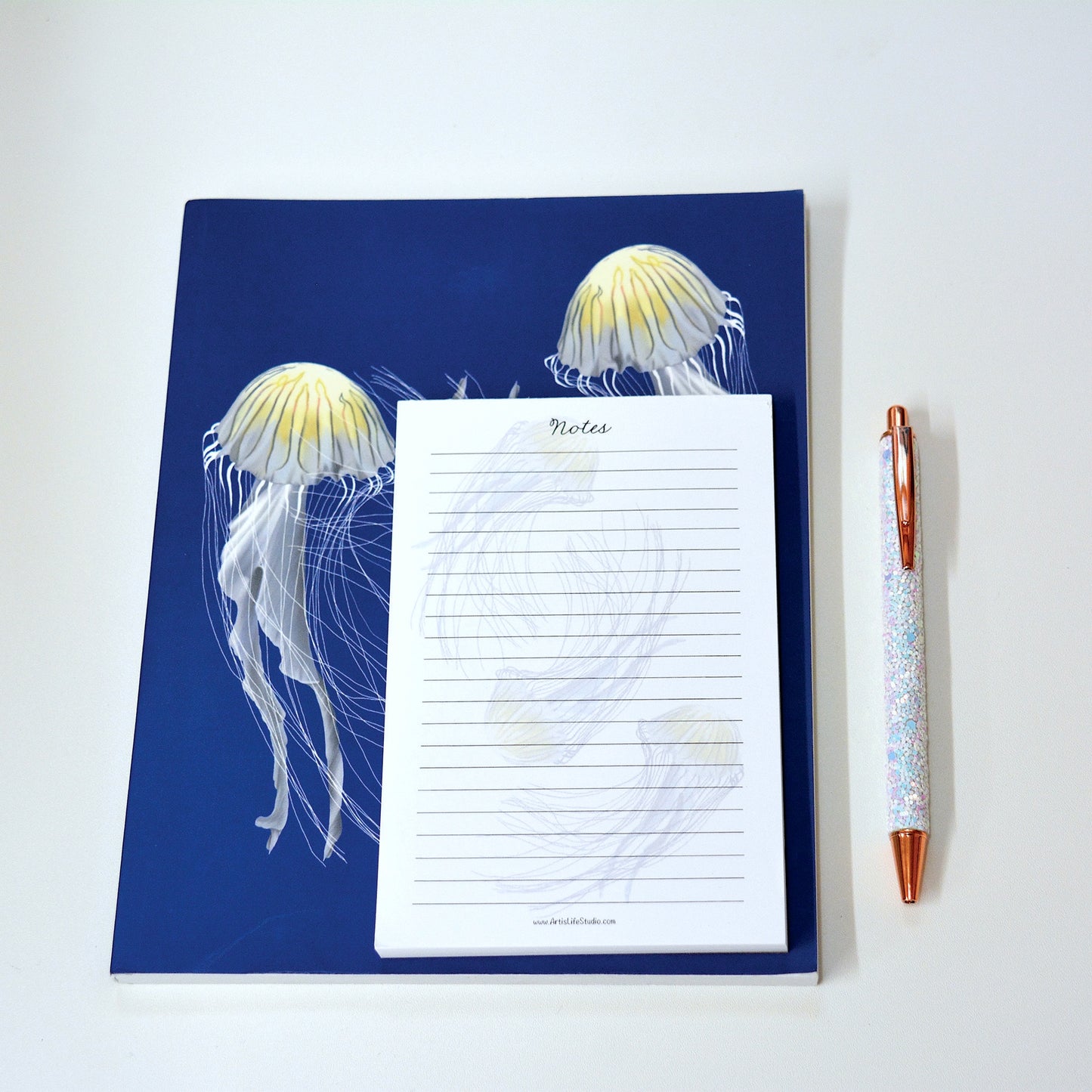 Jellyfish Lined Notepad