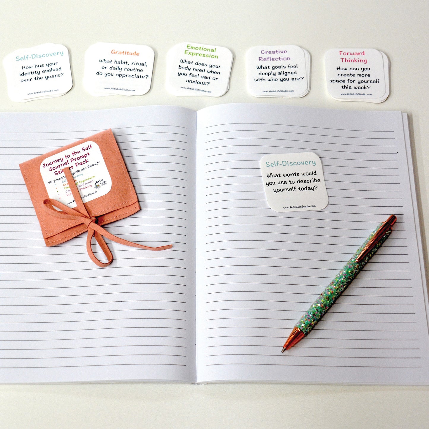 Journal Prompt Sticker Packs