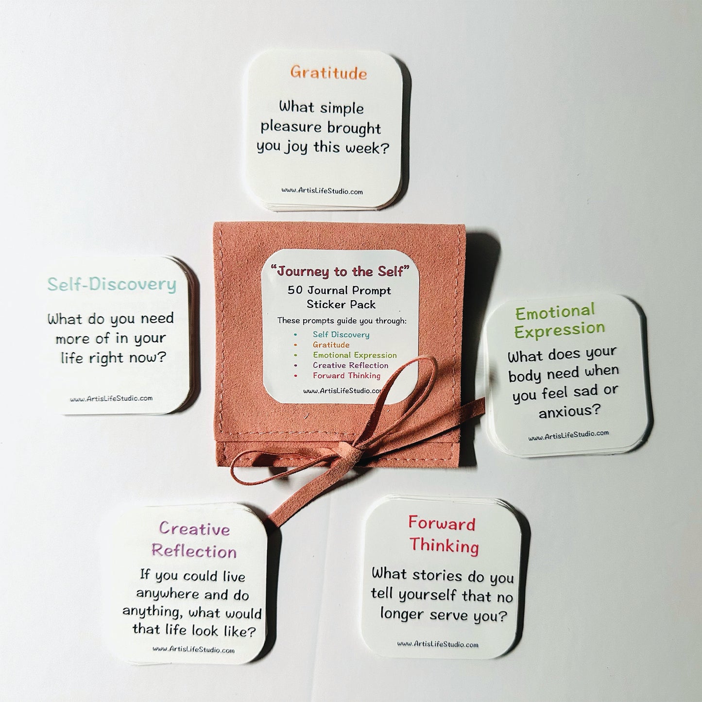 Journal Prompt Sticker Packs