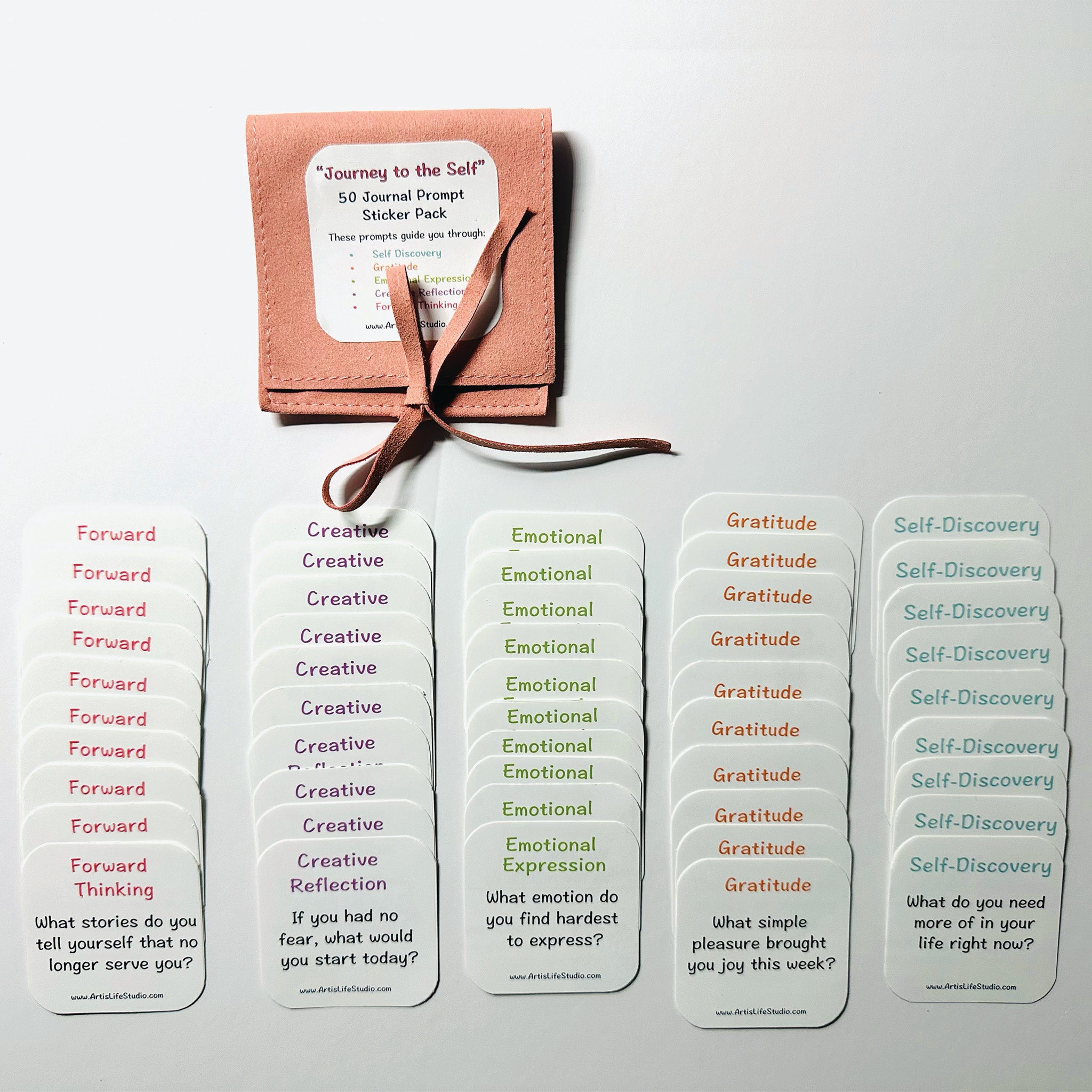 Journal Prompt Sticker Packs – Art is Life Studio