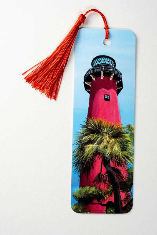 Jupiter Lighthouse Bookmark with Tassel
