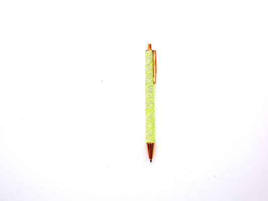 Lime Green Glitter Pen