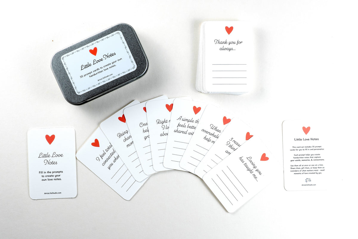 Little Love Note Fill-In Prompt Cards