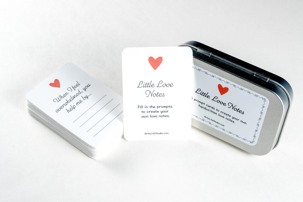Little Love Note Fill-In Prompt Cards