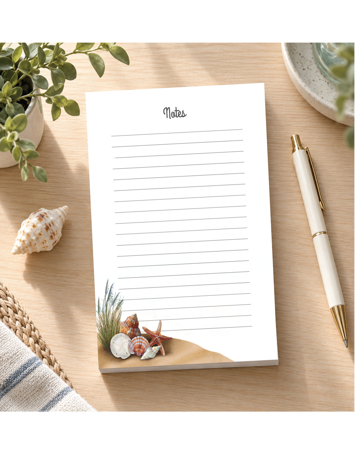 Seashell Notepad