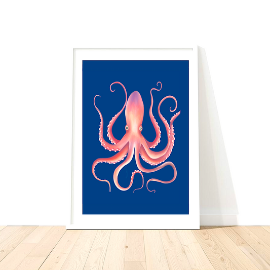Octopus Unframed Art Print