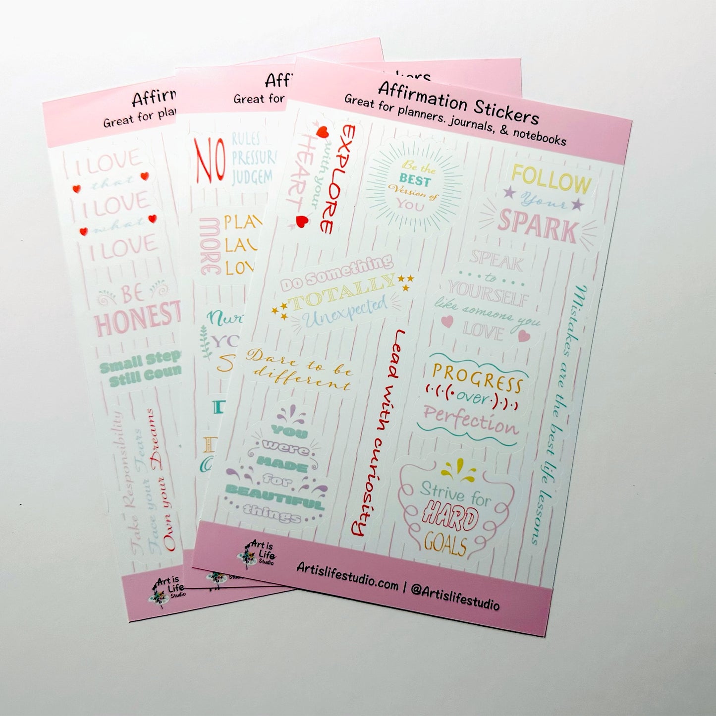 Affirmation Sticker Sheets