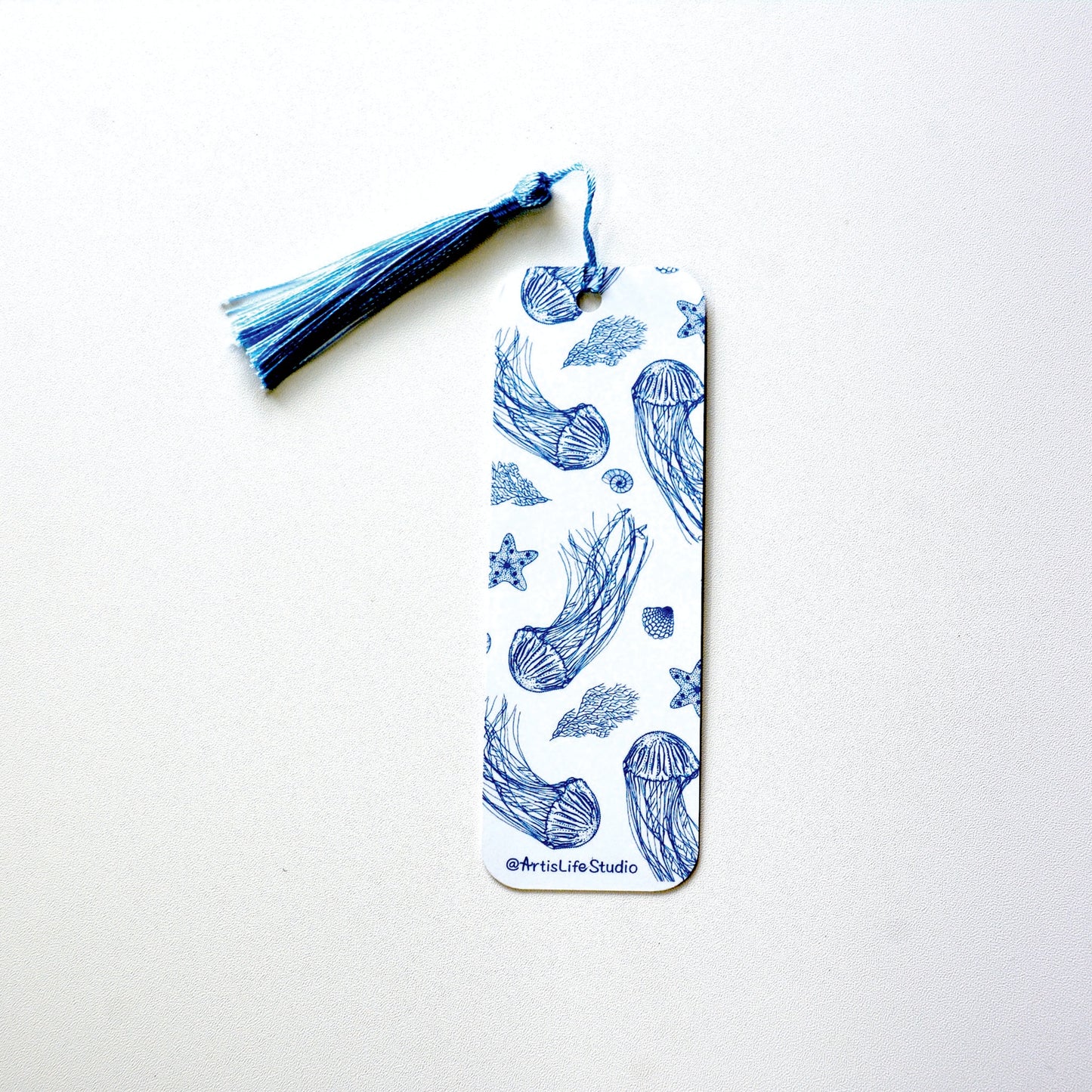 Sea Life Pattern Bookmark