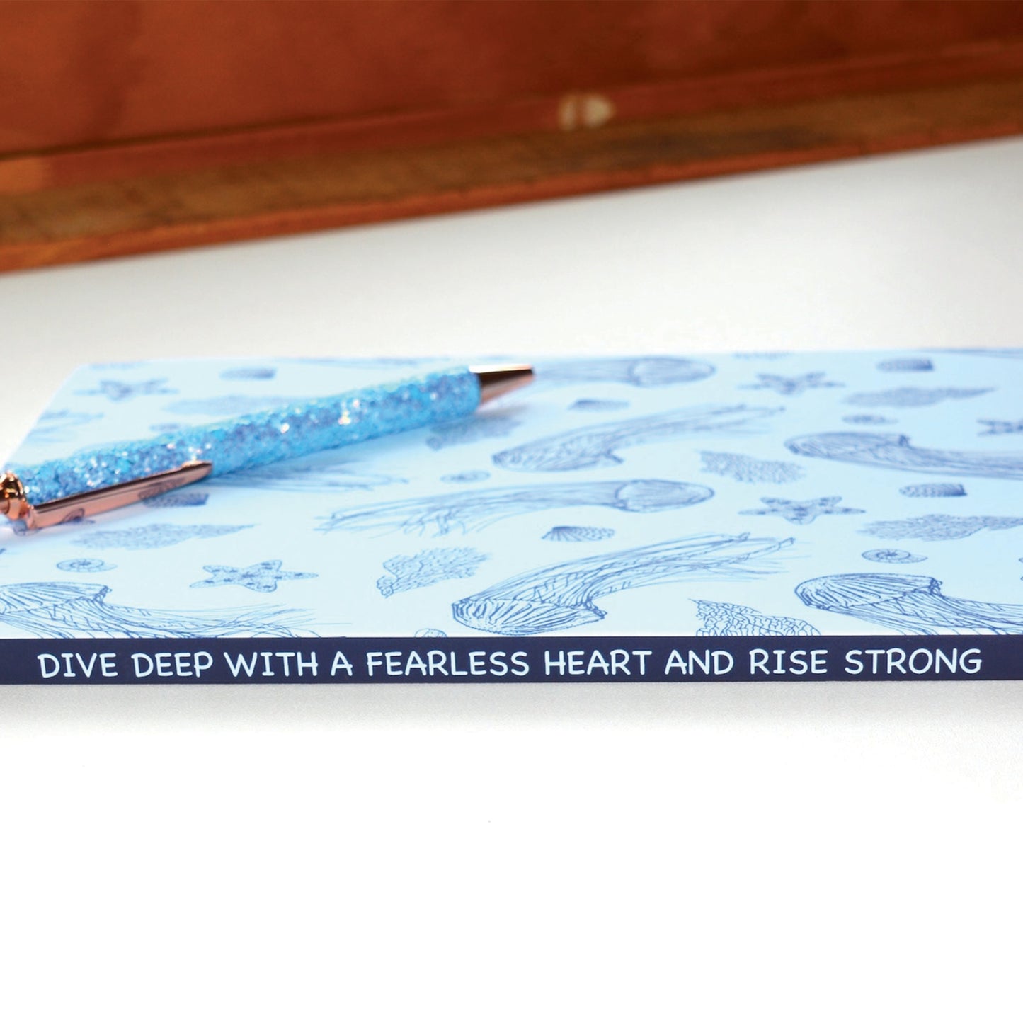 Sea Life Pattern Softcover Layflat Journal