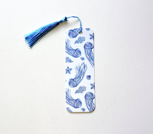 Sea Life Pattern Bookmark
