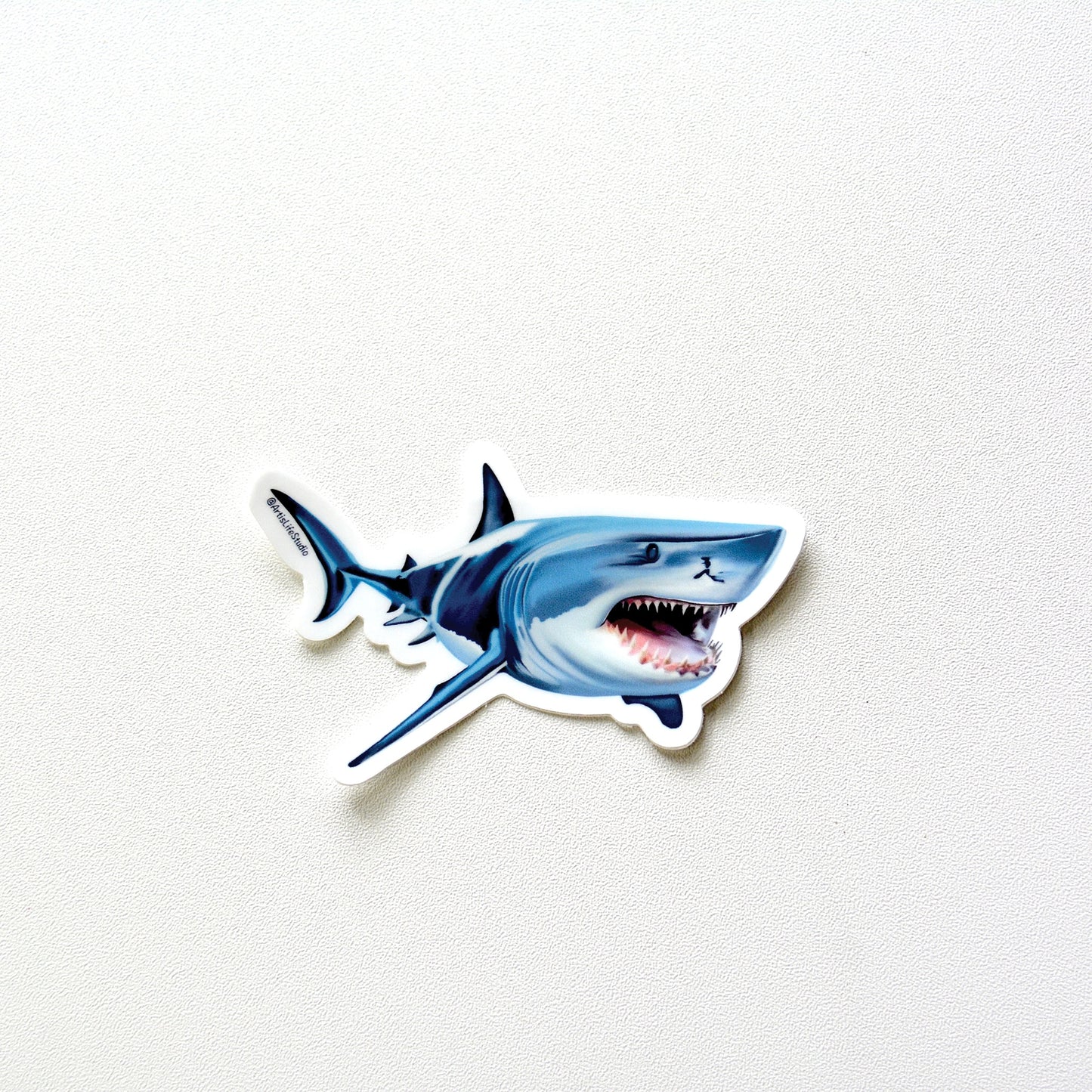 Shark Attack Sticker