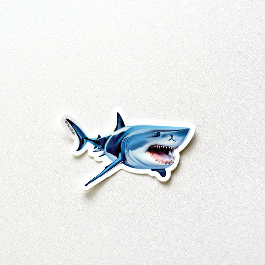 Shark Attack Waterproof Vinyl Sticker