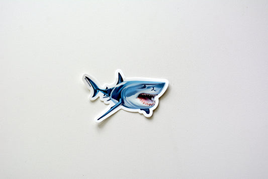 Shark Attack Waterproof Vinyl Sticker