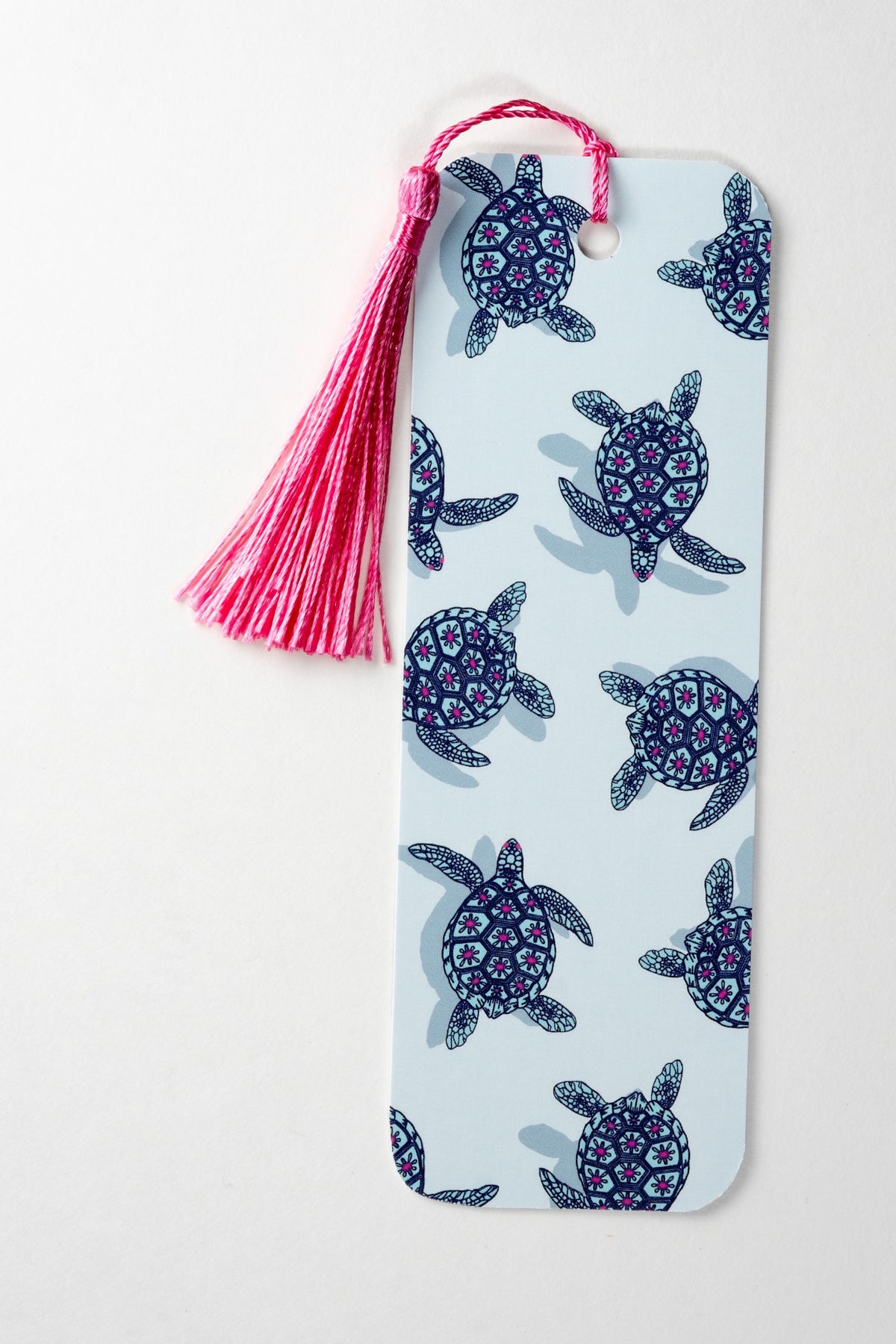 Turtle Pattern Bookmark with Tassel