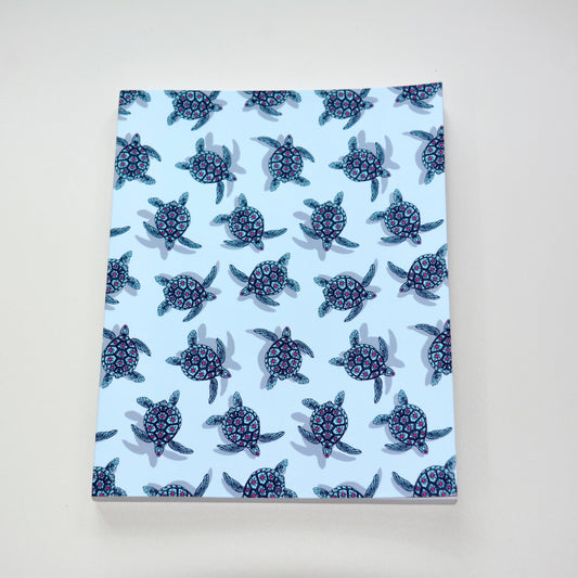 Turtle Pattern Layflat Journal