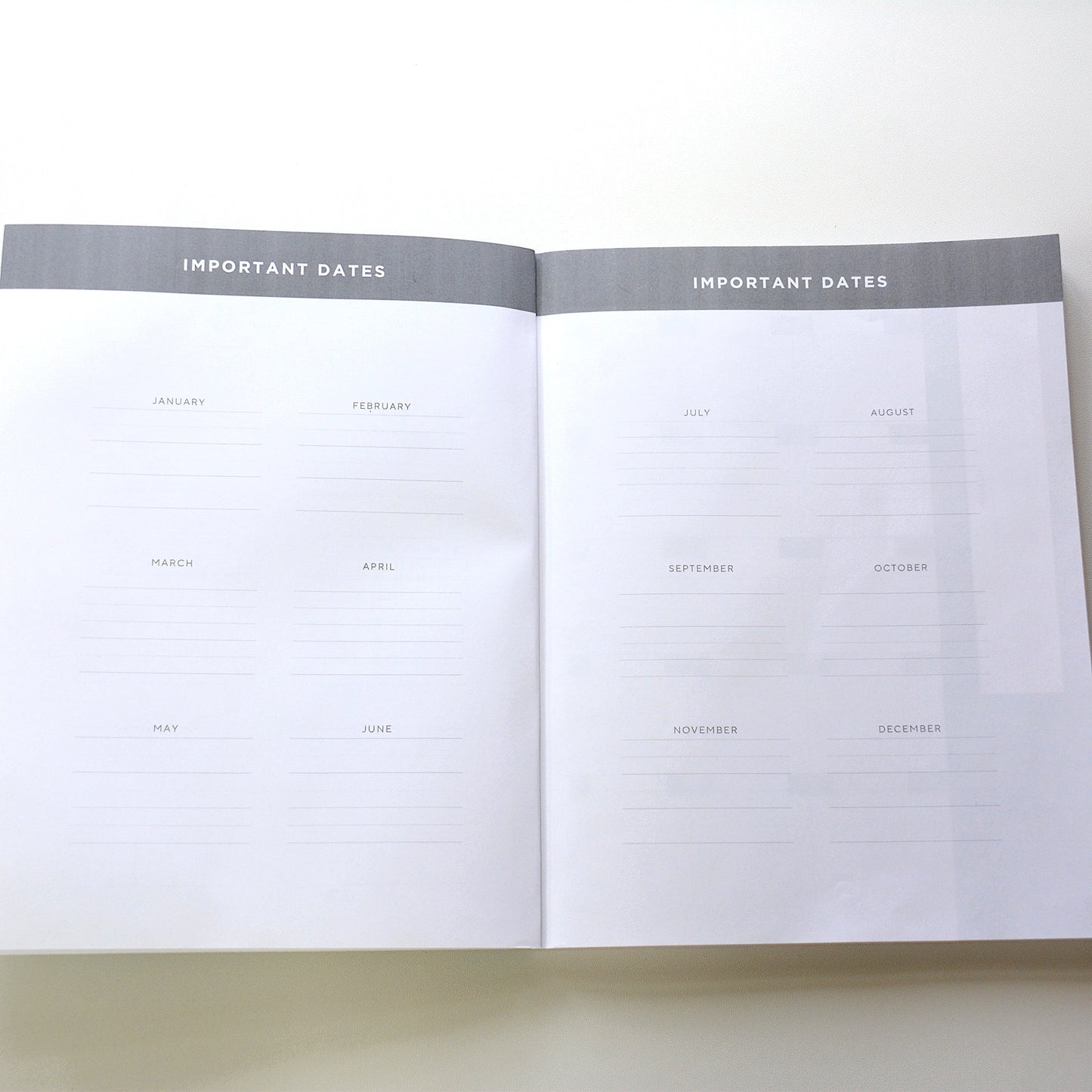 Summer Wildflowers Undated Planner