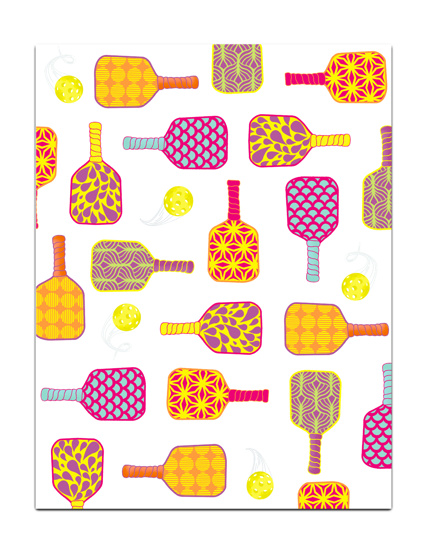 "Small Dinks, Big Dreams" Pickleball Softcover Layflat Journal