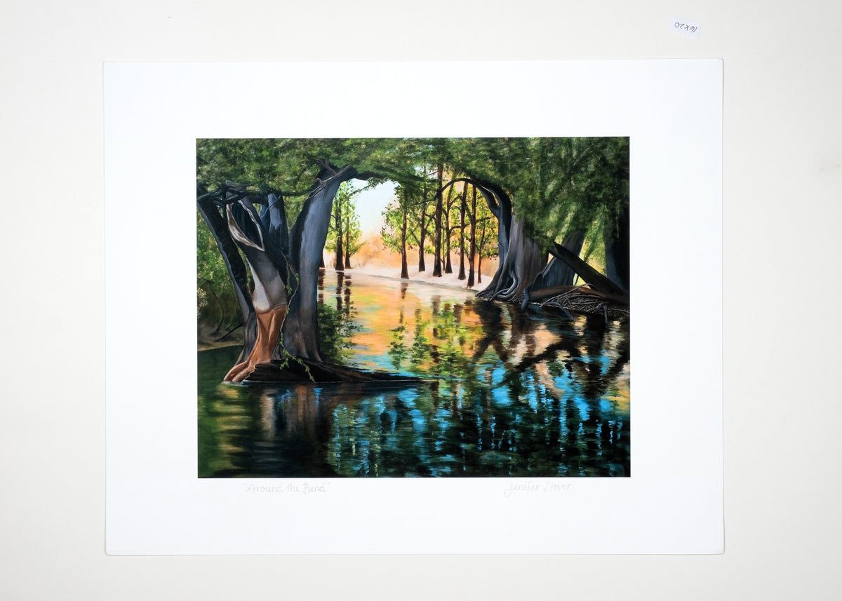 Museum Quality "Around the Bend" Unframed Fine Art Print