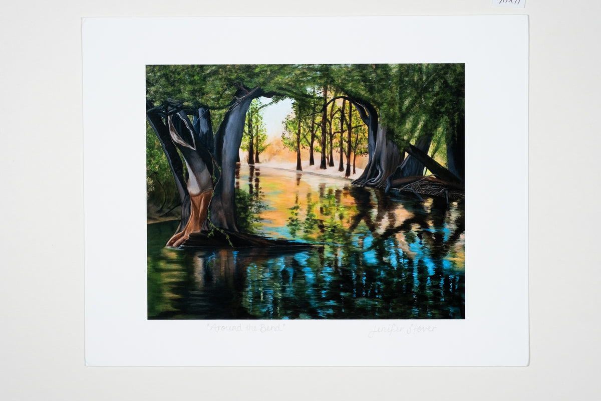 Museum Quality "Around the Bend" Unframed Fine Art Print